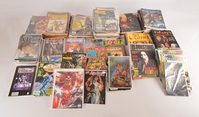 Lot 444 - Large collection of various titles 1970's-present Horror and TV/Film related Comics and Magazines (340+)