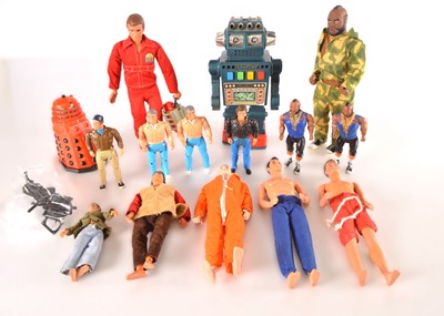 Lot 462 - Action Figures and other Toys including Robot and Dalek (13 Figures +)  