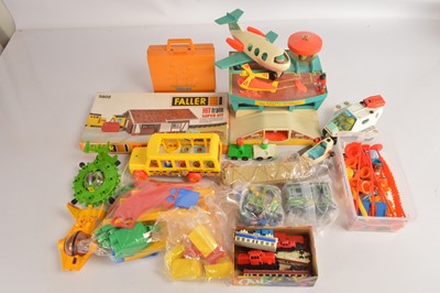 Lot 472 - Fisher Price 1960's and later Toys including Postman Pat Greendale Train Britains and Playmobil Space Toys Faller Hit Train Kit and Lima Starter Train Sets pieces (qty)