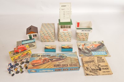 Lot 476 - Scalextric Airfix and Tri-ang Minic Motorway Slot Cars and Accessories (qty)