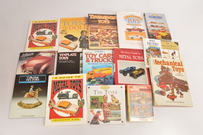 Lot 491 - Collection of Toy books many relating to Tin Toys (15)
