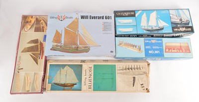 Lot 545 - Billings Boats wooden Kits (5)