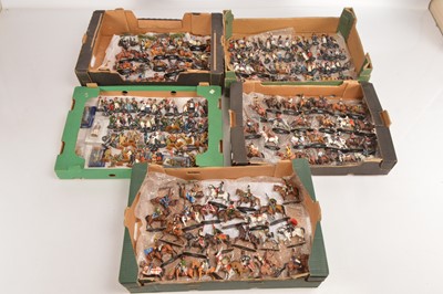 Lot 591 - Large collection of Del Prado foot and Mounted soldiers from Vikings  to World War II (80+ Mounted, majority Napoleonic, 130+ Foot)