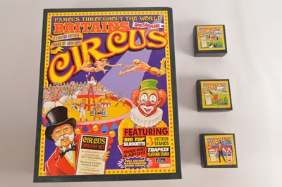 Lot 593 - Britains Circus Diorama Set and various Circus Performers