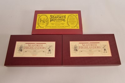 Lot 600 - Three Britains Limited Edition Modern Seaforth HighlandersSoldier Sets (3)