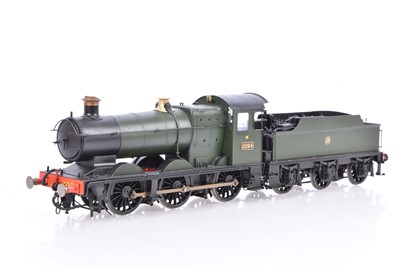 Lot 506 - 0 Gauge Finescale kitbuilt GWR green Collett Class 2254 0-6-0  Locomotive and Tender