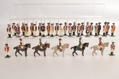 Lot 649 - Rare Blenheim Military Models 32 pce set The Battles of Trenton and Princeton from the American War of Independence