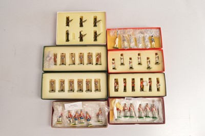 Lot 658 - 6pce boxed sets of soldiers by various makers including Colemans Cheshire Volunteer and Asset (8 Sets)