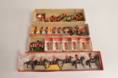 Lot 659 - Britains Made in England New Metal loose figures comprising Coldstream Guards bandsmen (24)