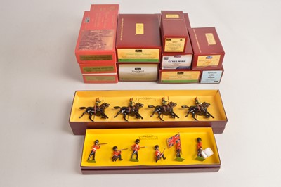 Lot 662 - Britains New Metal boxed figures comprising Collectors Club Centenary Series set 5991 Scots Guards Colour Party with State Colour