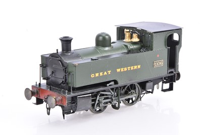 Lot 512 - 0 Gauge Oakville Finescale kitbuilt GWR green Class 1101 0-4-0 pannier Tank 1106