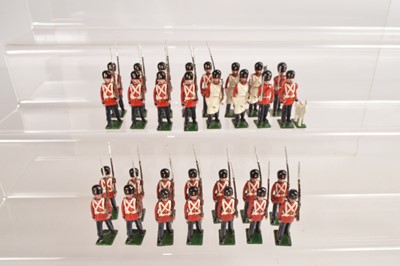 Lot 668 - Blenheim Models 30 figure marching Welsh Fusiliers (30)
