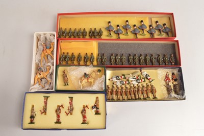 Lot 672 - New Metal figures by various makers including Star and J & L Miniatures comprising superb Fusilier Miniatures 28pce Gurkha Company on Parade (71) 
