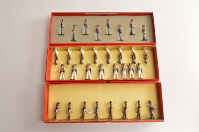 Lot 681 - Nostalgia 8pce sets in original red boxes comprising N334 Madras Native Foot Artillery 1850