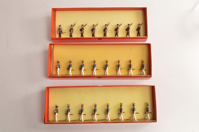 Lot 683 - Nostalgia 8pce sets in original red boxes comprising 2 X N358 Madras Artillery Gun Lascars 1850