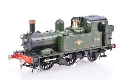 Lot 514 - 0 Gauge Modern Outline Kits  Finescale kitbuilt BR green Class 14xx 0-4-2 1453 Tank Locomotive