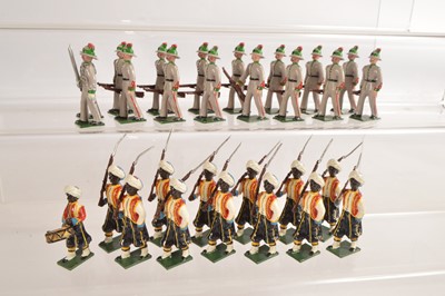 Lot 691 - Nostalgia loose 2 X 8pce set N322 Kaffrarian Rifles Africa 1910