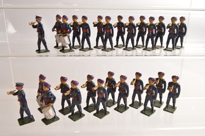 Lot 692 - Nostalgia 26pce set N91 Drum & Bugle Band of the Wei-Hai-Wei 1st Chinese Regiment 1902 with additional Bandmaster