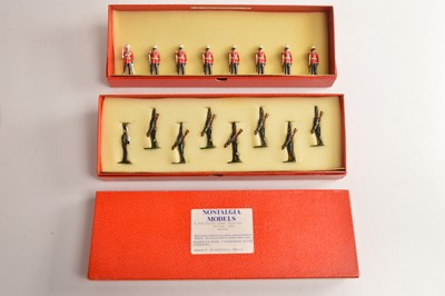 Lot 697 - Nostalgia 8pce sets in original red boxes comprising N281 Trinidad Light Infantry 1897