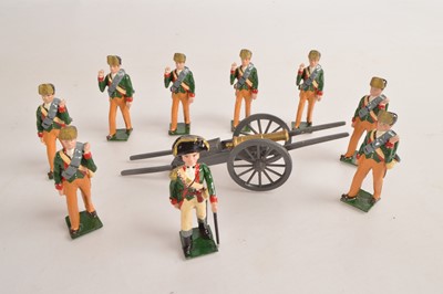 Lot 700 - Nostalgia set N416 Butler's Rangers with Grasshopper Gun 1779