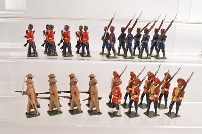 Lot 703 - Nostalgia loose 8pce sets comprising N104 St Helena Volunteer Sharpshooters 1905