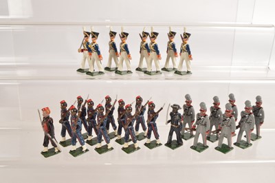 Lot 705 - Nostalgia loose 8pce sets comprising N346 Madra European Foot Artillery India 1850
