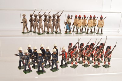 Lot 719 - Nostalgia loose 8pce sets comprising N48 Barbados Volunteer Force 1902-1909