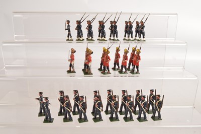 Lot 723 - Nostalgia loose 8pce sets comprising N120 Malay Armed Police Q.V.D.J. 1897 with 5 additional ORs