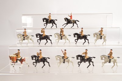 Lot 732 - Britains loose post WW2 set 101 Band of the Lifeguards
