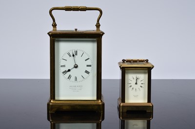 Lot 8 - Two carriage timepieces
