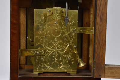 Lot 11 - A George III period striking bracket clock by Eardley Norton