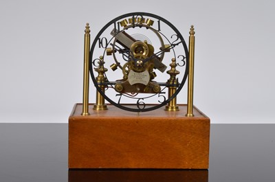 Lot 19 - An early 20th century Eureka Clock Co electric mantle clock