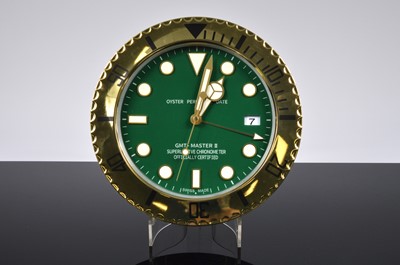 Lot 44 - A modern Dealership style wall clock