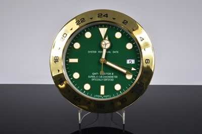 Lot 46 - A modern Dealership style wall clock