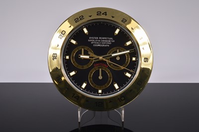 Lot 49 - A modern Dealership style wall clock