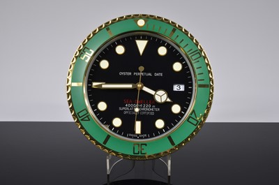 Lot 50 - A modern Dealership style wall clock