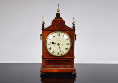 Lot 68 - A William IV period mahogany bracket clock