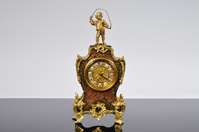 Lot 83 - An early 20th century and later Boulle style mantle clock
