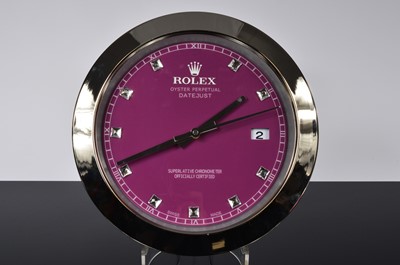 Lot 86 - A modern Watch Dealership style wall clock