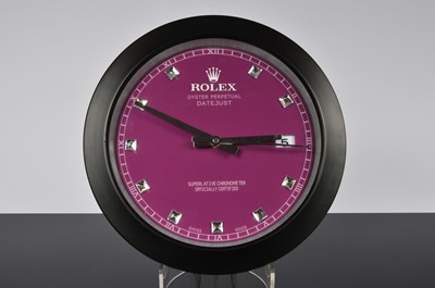 Lot 87 - A modern Watch Dealership style wall clock