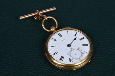 Lot 101 - A Victorian 18ct gold pocket watch by Sweetinburgh