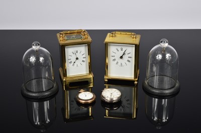 Lot 108 - A Victorian silver open faced pocket and other items