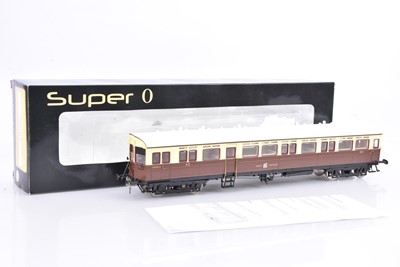 Lot 530 - Lionheart Trains LHT 750040  0 Gauge Finescale GWR chocolate and cream Autocoach