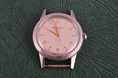Lot 126 - A vintage Baume & Mercier stainless steel wristwatch head