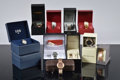 Lot 135 - A collection of modern ladies wristwatches