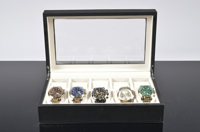 Lot 140 - Five modern William Hunt quartz wristwatches