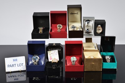 Lot 146 - A collection of modern ladies wristwatches