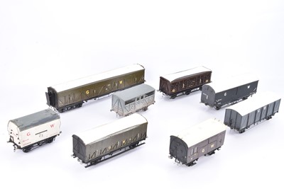 Lot 534 - 0 Gauge Finescale kitbuilt GWR Wagons by various makers