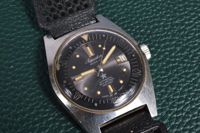 Lot 151 - A c1960s Aquastar Automatic Diver's stainless steel wristwatch