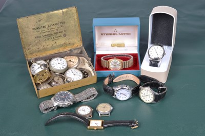 Lot 167 - A group of wristwatches and pocket watches